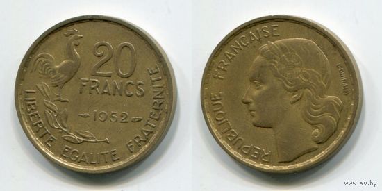 Франция. 20 франков (1952)