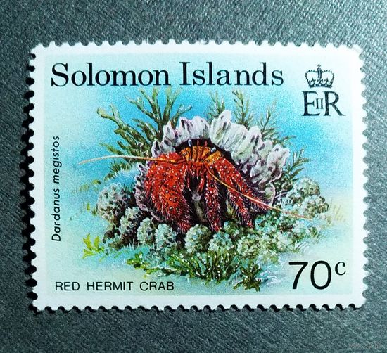 Марка Соломоновы острова 1993 год Краб