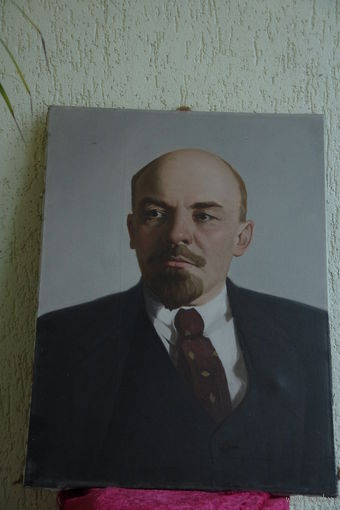 Портрет " Ленин "   60 х 80