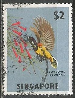Сингапур. Птицы. Нектарница. 1963г. Mi#67.