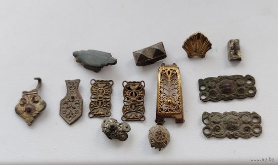 Накладки, серебро, позолота, разные.