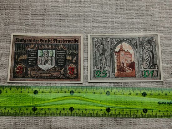 Германия-нотгельд     25 50  пфенингов  Finsterwalde 1921