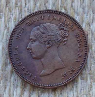 Великобритании 1/2 фартинга 1856 года. Виктория. Корона. Предложи свою цену или обмен!