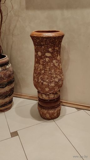 Ваза напольная большая интерьерная. Керамика.