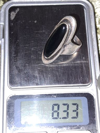 Перстень женский. Агат серебро 925.