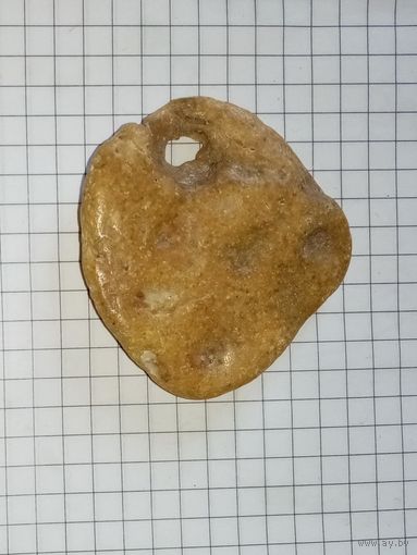 Камень куриный (собачий) бог, со сквозным отверстием, оберег талисман амулет
