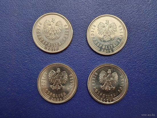 Польша 50 грошей - остатки погодовки. Цена - за ОДНУ монету любого представленного года