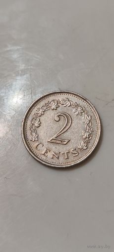 Мальта 2 цент 1977