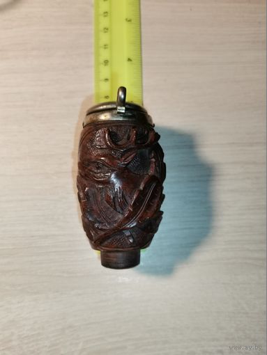 Деревянная часть, винтажной, курительной трубки.