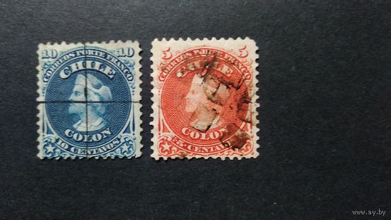 Чили\278с\ 1867 Колумб Стандарт.