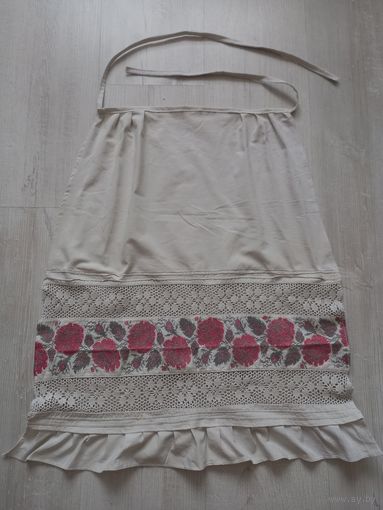 Фартук, передник старинный вышитый