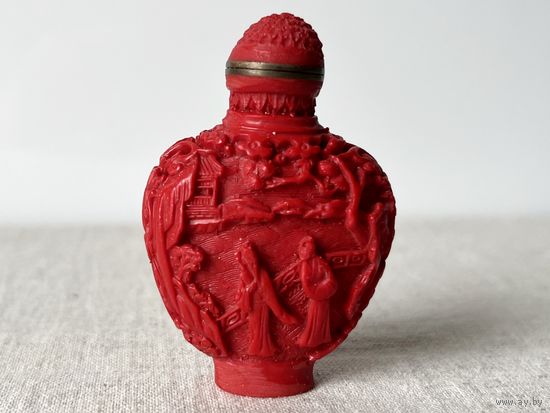 Флакон Китай красный лак