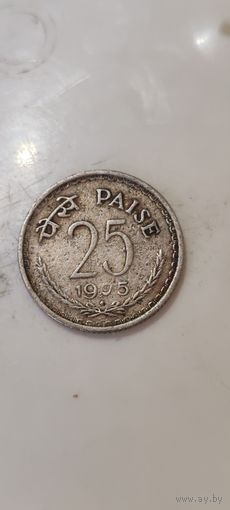 Индия 25 пайса 19? 5