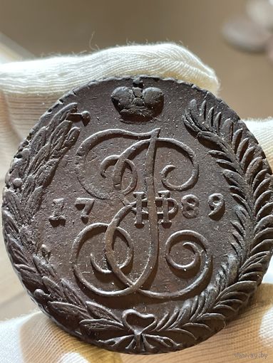 5 копеек 1789 АМ без МЦ.Кладовая.Состояние!