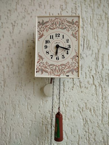 Часы настенные Ходики Маяк. РАБОЧИЕ. СССР