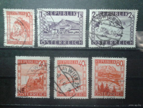 Австрия 1947 Стандарт, ландшафты