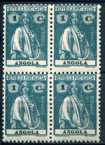 Португальские колонии - Ангола - 1914/24г. - Церера, 1 с - 1 кварт - MNH. #4-W2-122-A-2