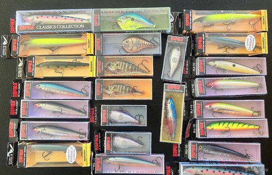 Воблеры  Rapala  -  10 шт