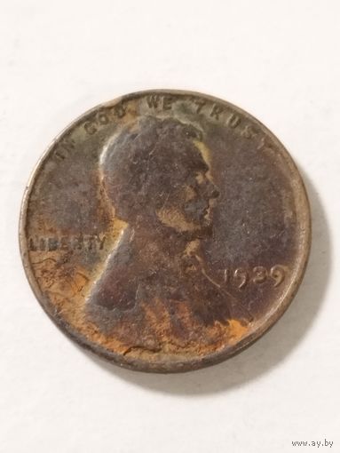 США 1 цент 1939