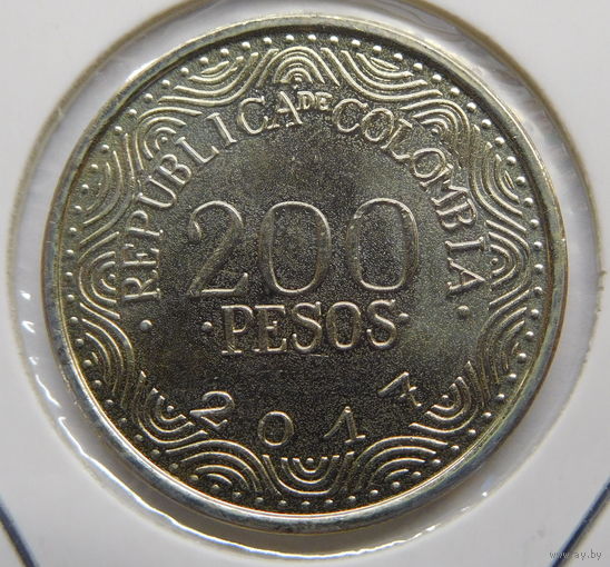 Колумбия 200 песо 2017 г (1)