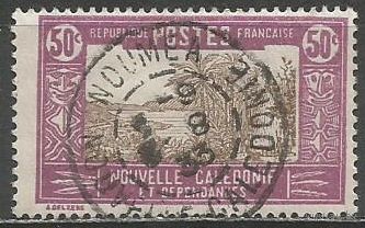 Новая Каледония. Хижина вождя племени. 1928г. Mi#148.