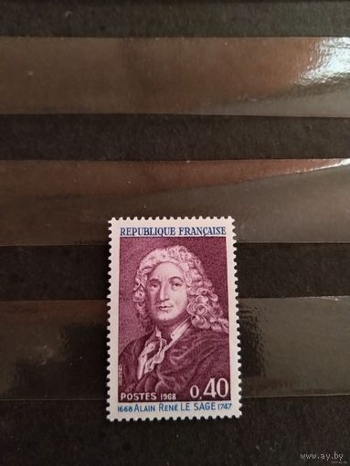 1968 Франция 300 лет со дня рождения Рене Ле Сада персоналии чистая клей MNH** выпускалась одиночкой (4-14)