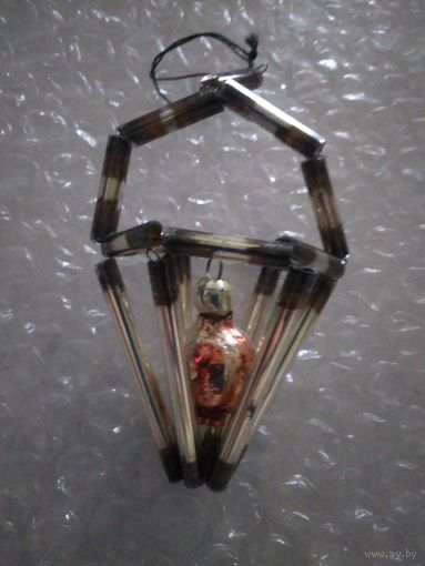 Стеклярус СССР.Корзинка.30-е г.
