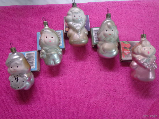 Набор елочных игрушек " СКАЗКА". Оригинал, без вмешательств.