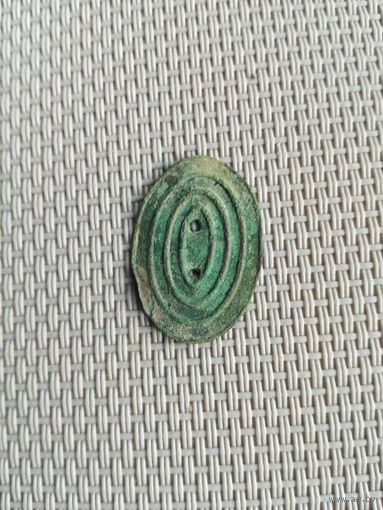 Кокарда РИ с рубля!