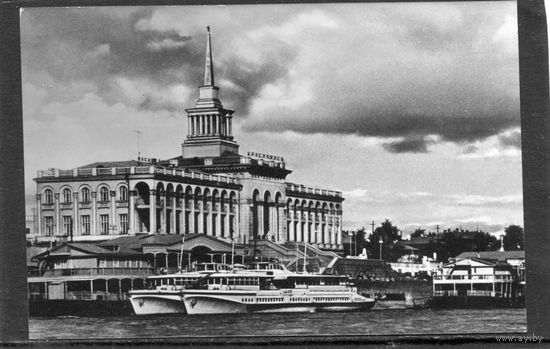 Город Красноярск. Речной вокзал. Изд. Планета 1969