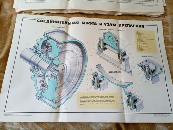 Плакат"Электроагрегат АД-30-т"\д