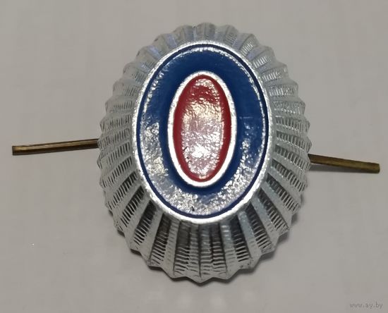 Кокарда юстиции РФ серебристая