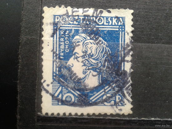 Польша, 1927. Фредерик Шопен. Mi-4,0 евро гаш.
