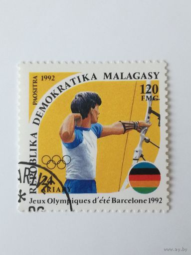 Мадагаскар 1992. Летние олимпийские игры.