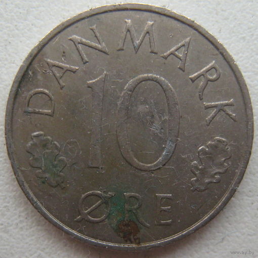 Дания 10 эре 1981 г.