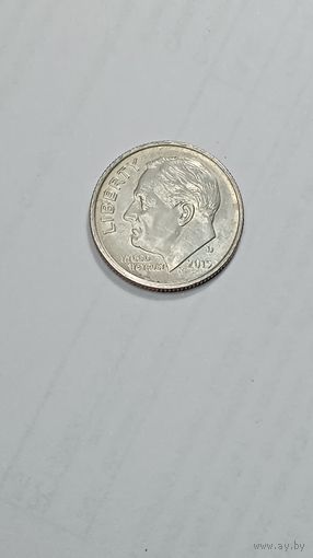 США 10 центов 2015 года . D