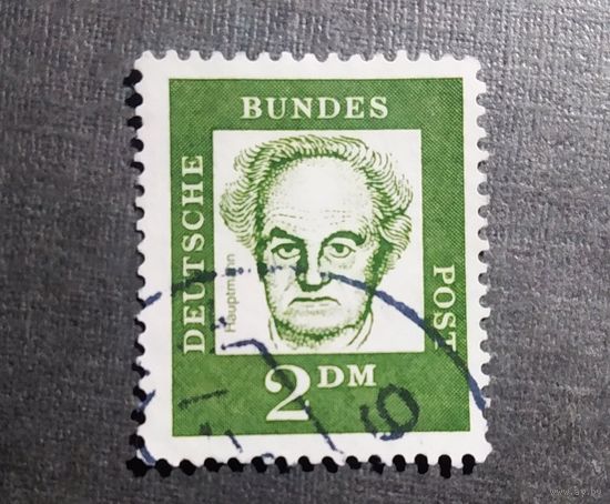 Марка Германия 1961 год Стандартный выпуск