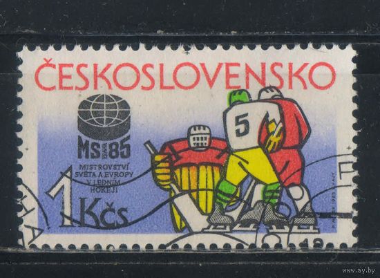 Чехословакия ЧССР 1985 50-й Чемпионат мира по хоккею с шайбой в Праге #2816