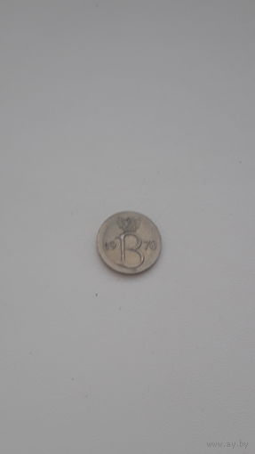 БЕЛЬГИЯ 25 сентимов 1970 год