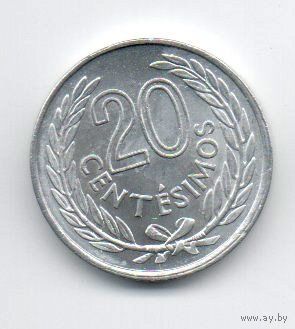 20 сентесимо 1965 Уругвай