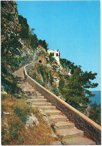 Открытка, Европа, ХХ в. Чистая.