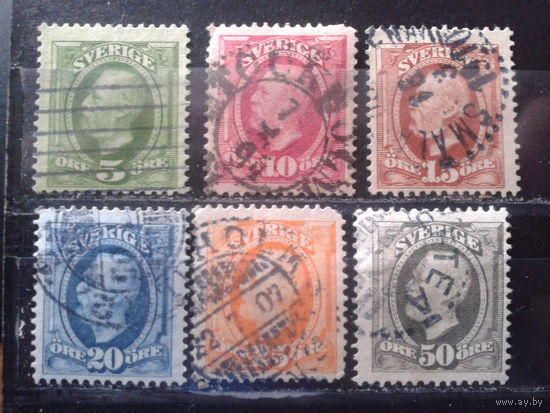 Швеция 1891-7 Король Оскар 2