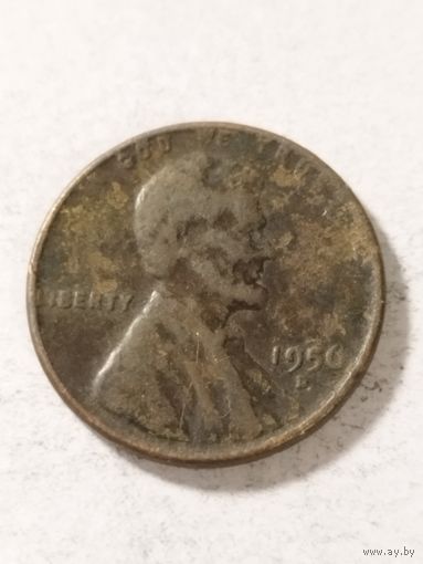 США 1 цент 1956 D