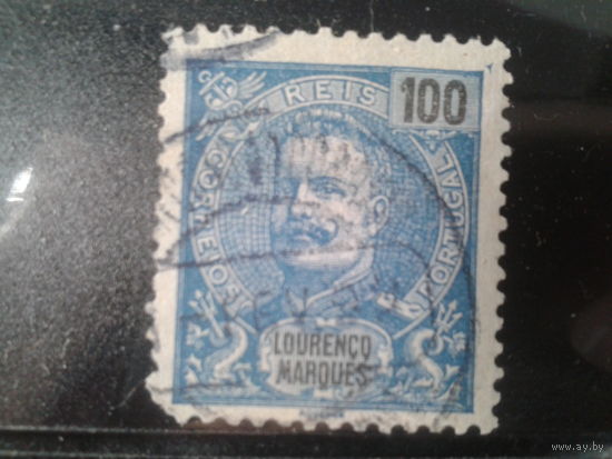 Мозамбик, колония Португалии, 1898. Стандарт. Король Карлос I. Mi-1,7 евро гаш.