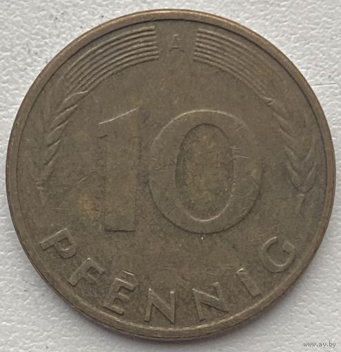 Германия 10 пфеннигов 1993 г. A