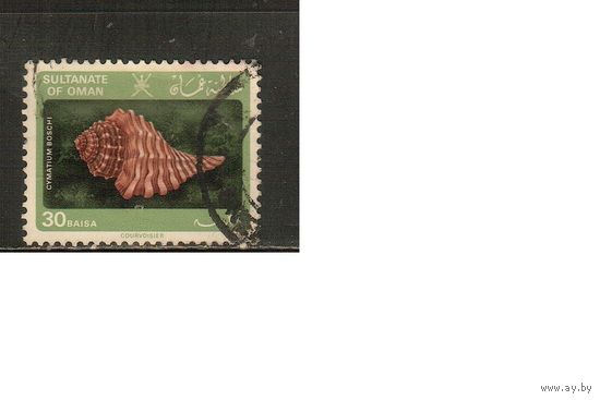 Оман-1982 ,(Мих.233)  гаш. ,  Морская Фауна,Раковины