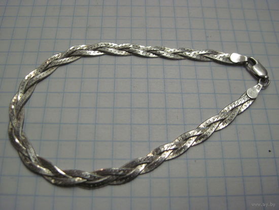 Браслет 925 пробы 18,5 см.