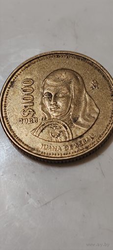 Мексика 1000 песо 1988