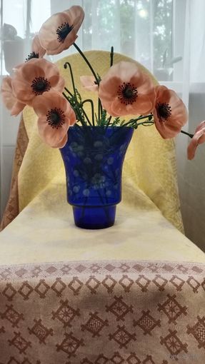 ВИНТАЖНЫЕ ИСКУССТВЕННЫЕ ЦВЕТЫ МАКИ ИЗ СССР