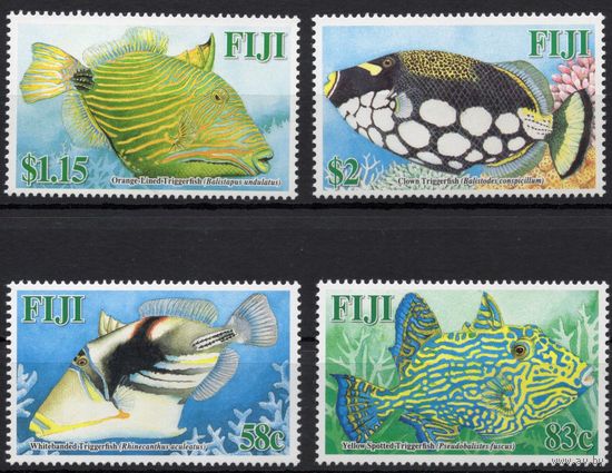 Фиджи 2005. Фауна моря. Рыбы. 4 марки Mi 1105